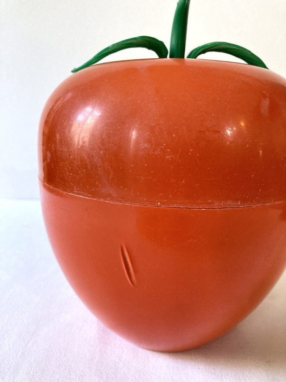 Image 1 of Apple-shaped ice bucket, made in Italy, 1970s