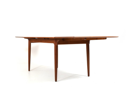 Image 1 of Dining Table Model No. 54 in Teak by Omann Jun Møbelfabrik