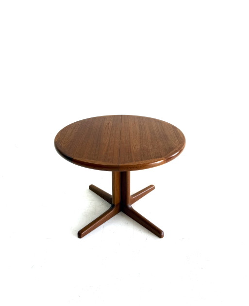 Table à manger extensible vintage, Joh. Kristoffersen & Son '60 – eettafels, Wood, Metal (photo 2 of 15)