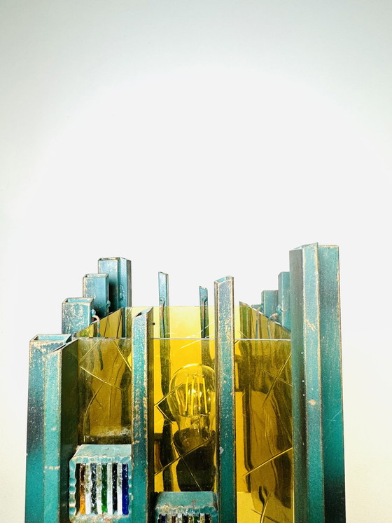 Image 1 of LAMPADA DA TAVOLO BRUTALISTA UNICA NEL SUO GENERE - BIANCARDI & JORDAN ARTE, ITALIA, anni '70