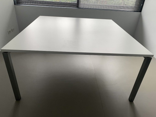 Robberechts Connex Square Desk/Dining Table - Minimalist White (2nd Table) – eettafels, Wood (photo 2 of 6)