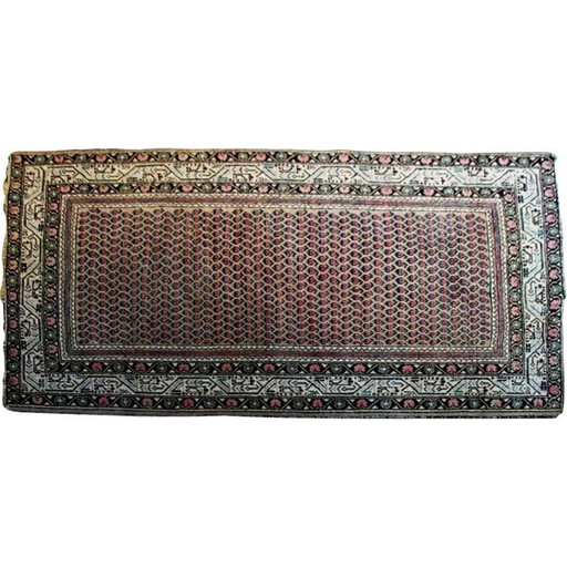 Alfombra persa vintage Sarough Boteh Mir, Irán