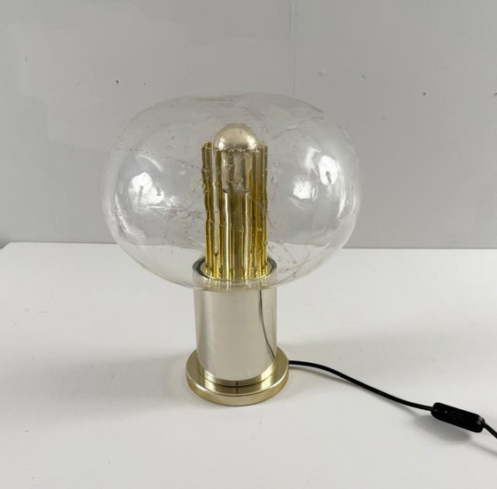 Image 1 of Lámpara de mesa de mediados de siglo, 'Big Ball', Doria, Alemania, década de 1970