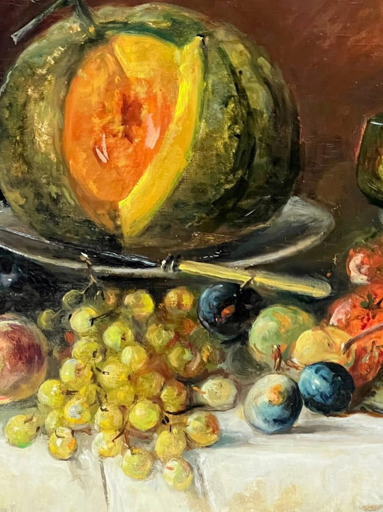 Jules Félix RAGOT ( ) “Still life with fruit”. – Paintings & Drawings, Canvas (photo 5 of 9)