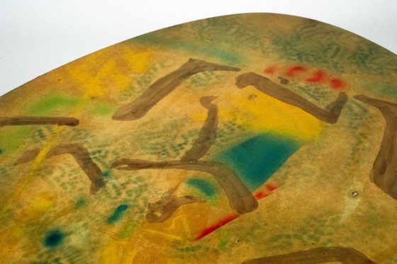 Image 1 of Italienischer Dreibein-Couchtisch im Mid-Century-Modern-Stil, 1950er Jahre