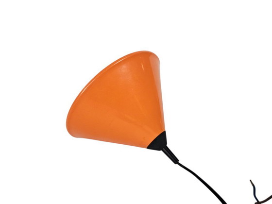 Image 1 of Vintage - Arancione - 'Cappello da strega' - Lampada a sospensione - Postmoderna - Anni '80