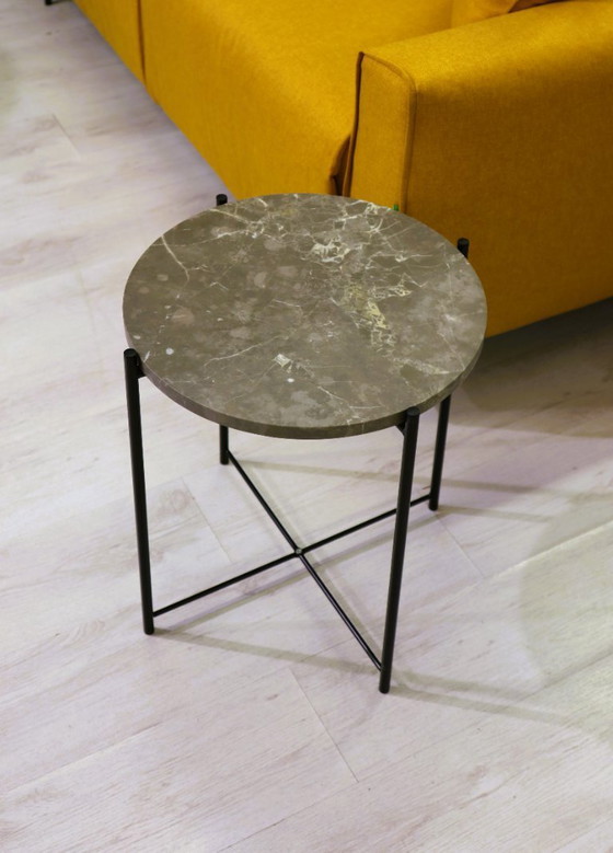 Image 1 of Coffee table with an exclusive Collemandina Grey marble top