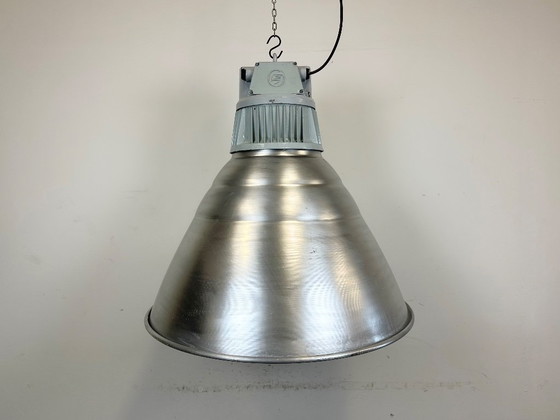 Image 1 of Large Industrial Aluminium Pendant Light from Elektrosvit, 1960s