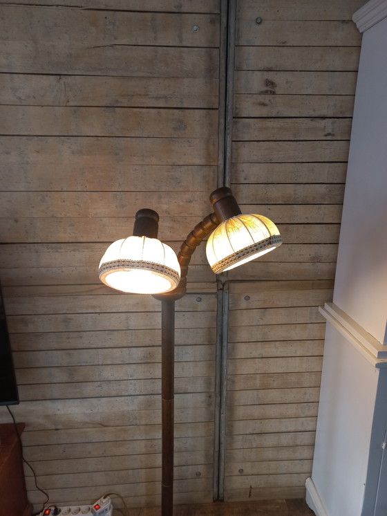 Image 1 of Lampada da terra vintage Steinhauer con doppio paralume, anni '60/'70