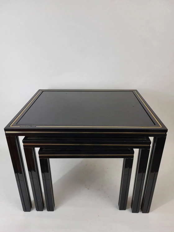 Tables d'appoint de Pierre Vandel 1970 – Crystal, Metal, Vintage (photo 3 of 10)