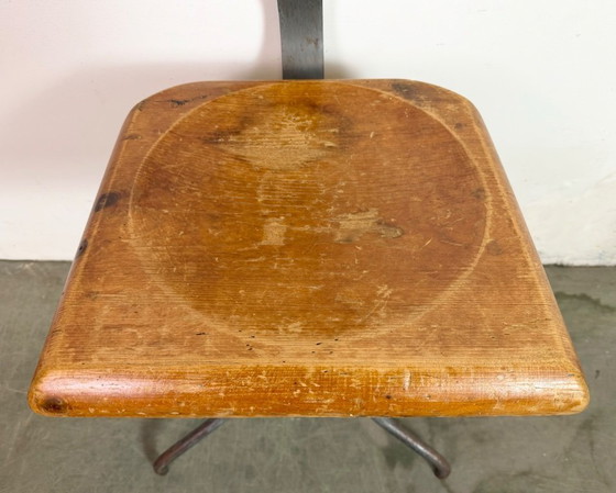 Image 1 of Silla giratoria de fábrica industrial, década de 1950