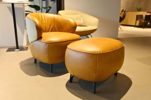 Fauteuil Himolla 7191 31 K61 avec repose-pieds