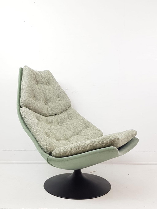 Artifort F588 Groen Ploegstof Monza Multi Nieuw – fauteuils, Metal, Textile (photo 2 of 15)