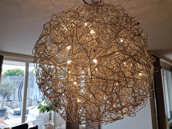 Image 1 of Lampada a sospensione a filo Fil de fer 90 cm halloween sostituita con LED