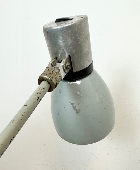 Image 1 of Grey Industrial Table Lamp from Elektrosvit, 1970s