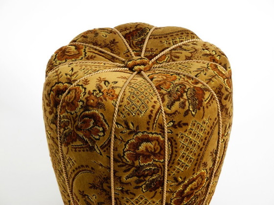 Image 1 of Originaler Pouf-Hocker von Jindrich Halabala aus dem Jahr 1958 – Hergestellt in Tschechien