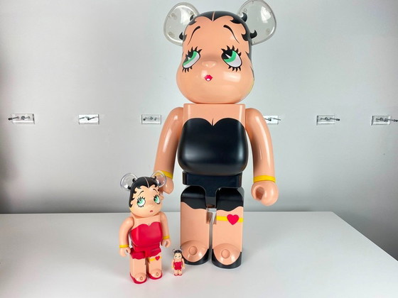 Image 1 of Bearbrick Betty Boop black version 1000% MEDICOM toys