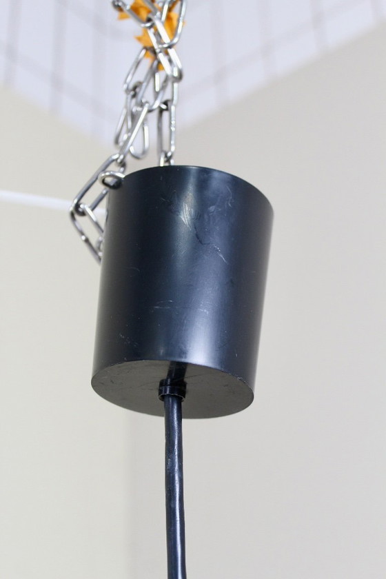 Image 1 of Lampada a sospensione in vetro fumé dal design vintage