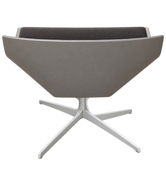 Original Fritz Hansen Space Lounge Chair, Jehs + Laub, Armchairs, polished steel, Black (photo 2 of 5)