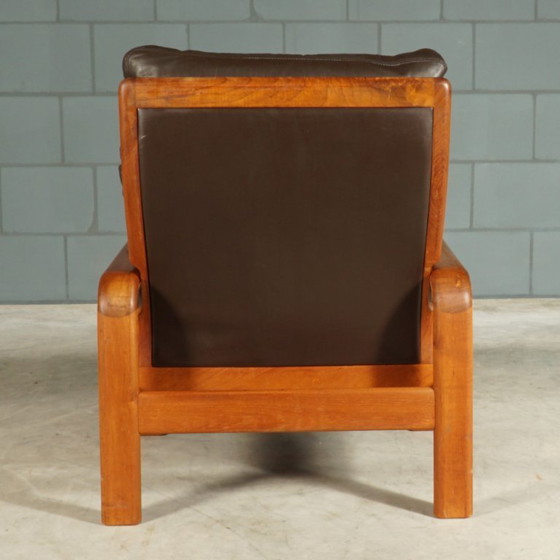 Image 1 of Vintage Deense fauteuil – L. Olsen & Son – teakhout – jaren 60
