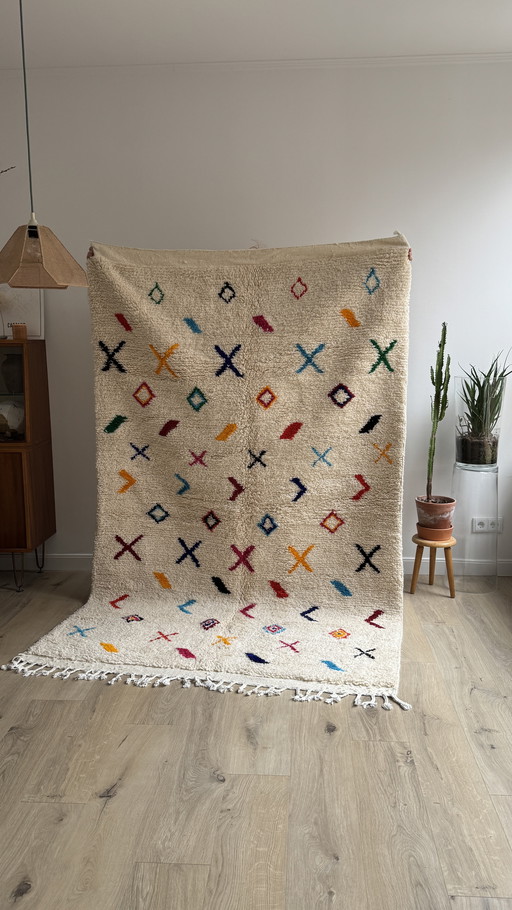 Berber Marokkaans Vloerkleed, 255x153cm