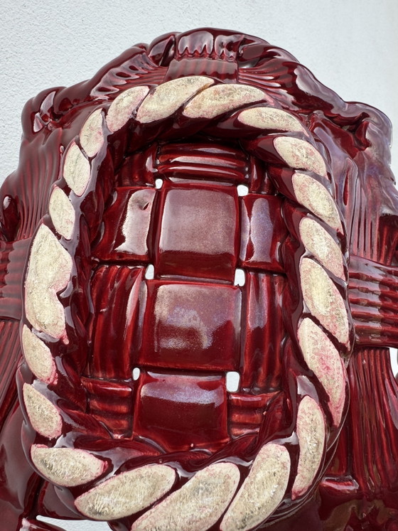 Corbeille Céramique Tressée Vallauris Années 60 – Objets déco, Ceramic (photo 5 of 12)