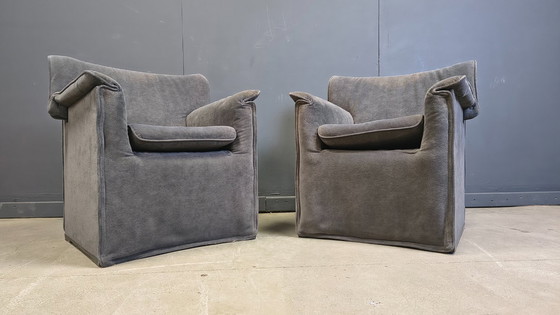 Image 1 of Lauriana fauteuils van Afra en Tobia Scarpa voor B&B Italia, jaren 70.