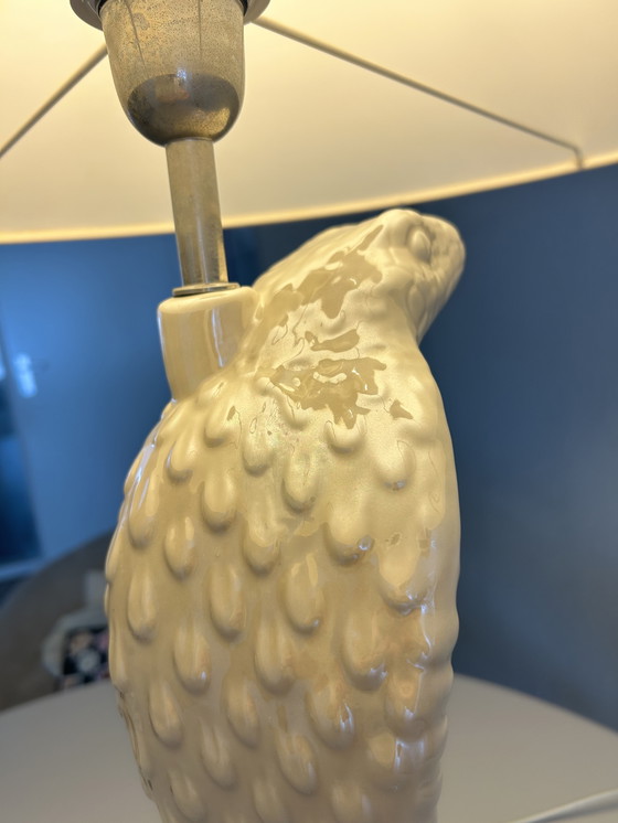 Image 1 of Tomasso Barbi Pearl Cobra Table Lamp