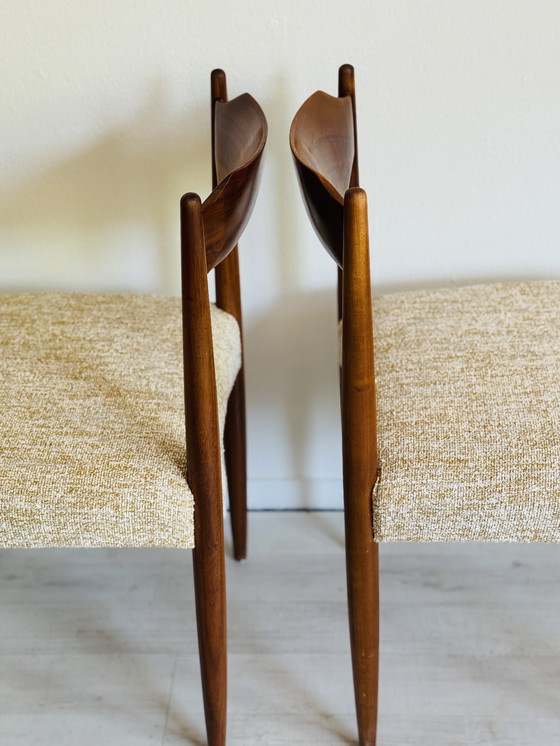 Image 1 of Set Of 4 Vintage Danish Chairs 1960s