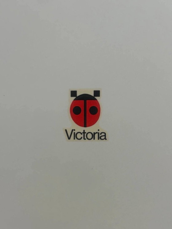 Table d'appoint Victoria vintage avec structure chromée – années 1970/80 – Tables d'appoint, Chrome, Wood (photo 8 of 9)