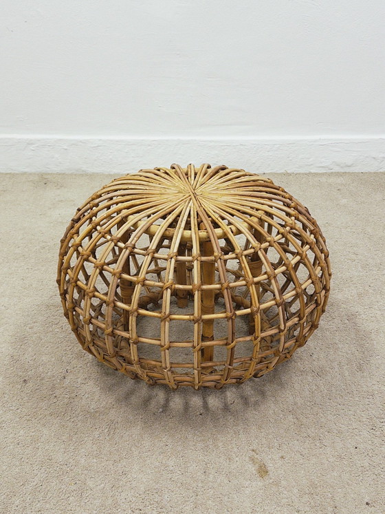 Rattan Hocker, Hocker & Poufs, Beige (Foto 5 von 6)
