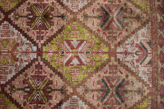 Image 1 of Tappeto Ersari orientale turkmeno vintage tessuto a mano, anni '50