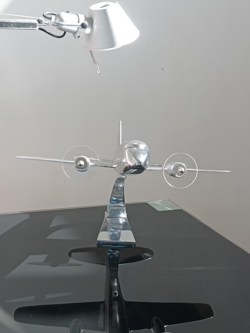 Large Model Douglas Aircraft DC-3 Aluminum 1970s