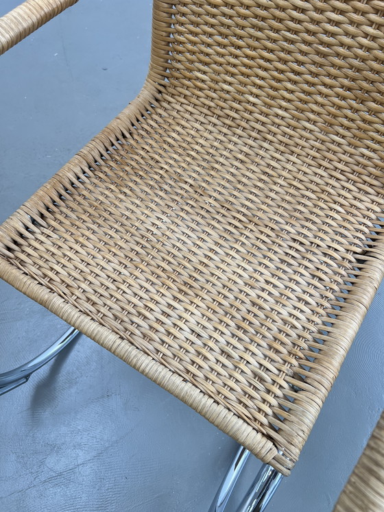 Image 1 of Thonet MR20 armchair Mies van der Rohe wickerwork 1960s S533 Bauhaus design