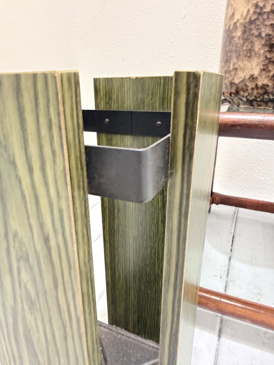 Portaombrelli Vintage Brutalist Space Age – Wood, Metal (photo 5 of 6)