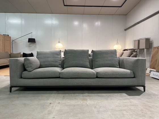 Image 1 of Minotti Andersen 3/4-Seater Gray + Headrest