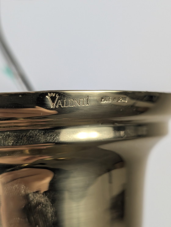 Image 1 of Lampada da soffitto in ottone di Valenti, anni &#39;70