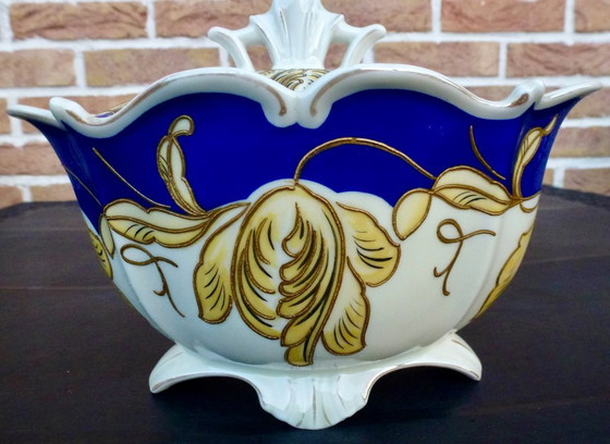 Image 1 of Alka Kunst - Bavaria - Vintage - Schaal - met deksel - Porselein, Tafelstuk.