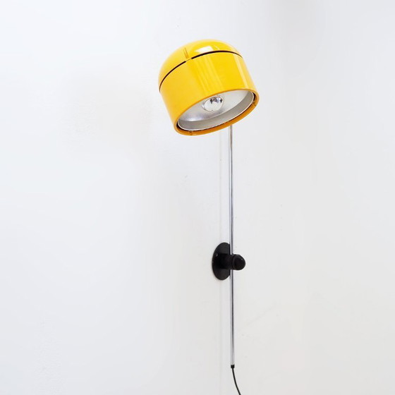 Image 1 of Lampada da parete gialla in stile Space Age di Arnold Berges per Staff – Germania, anni '70