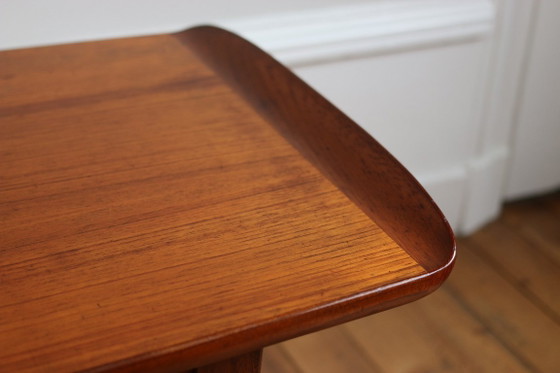 Vintage Scandinavische teakhouten salontafel, 1960 – Wood (photo 7 of 11)