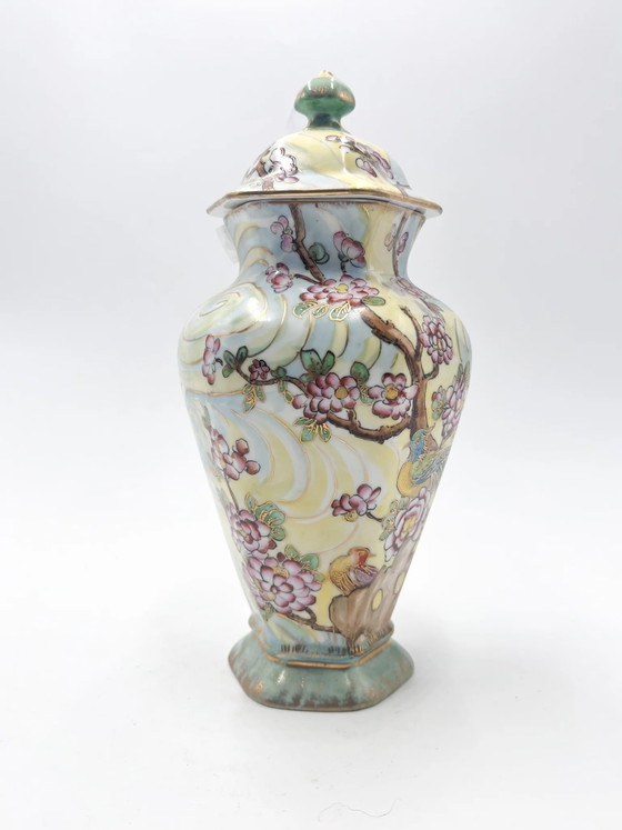 Hand-painted Art Nouveau Ceramic Vase by Vera Vitali, 1927 (photo 11 of 11)