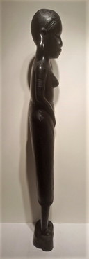 Escultura muy grande de ébano