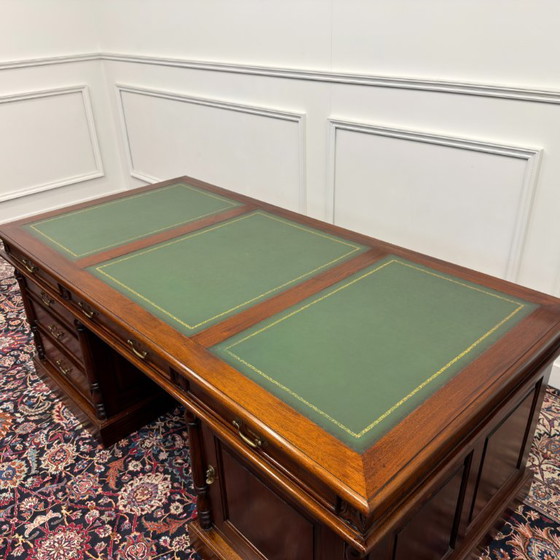 Grande Scrivania Classica Inglese – Scrivanie, Leather, Wood (photo 19 of 21)