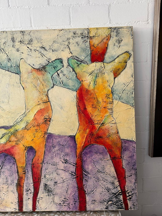 Image 1 of Gran cuadro/obra de arte «Gatos» de Carla Raadsveld