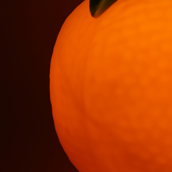 Image 1 of Vintage IKEA Orange & Lemon Fruit Table Lamp Set