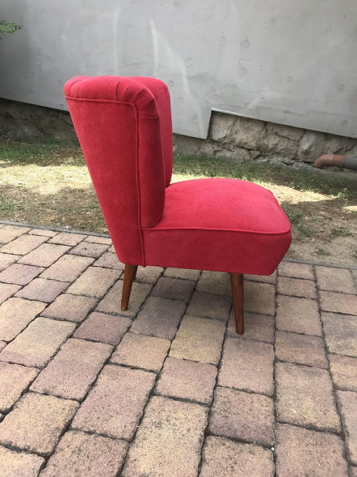 Fauteuil Cocktail Rouge, années 1950