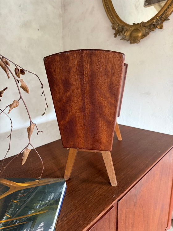 Portariviste vintage scandinavo in teak. – Scandinavian (photo 3 of 9)