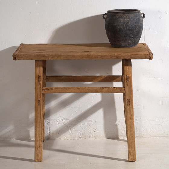 Console ancienne (c.1920) #10, Bois, Marron (photo 42 sur 42)