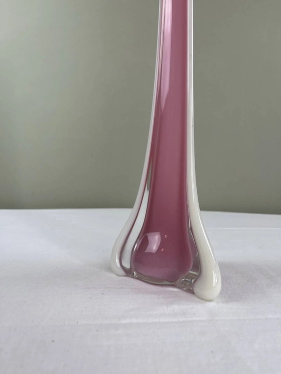 Vaso scultoreo in vetro soffiato – Vasi, Crystal, Glass, Art Deco (photo 4 of 10)