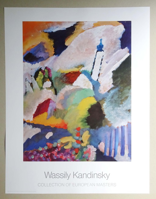 Wassily Kandinsky - Achenbach Kunstedition 1988 - Kirche In Murnau 1910